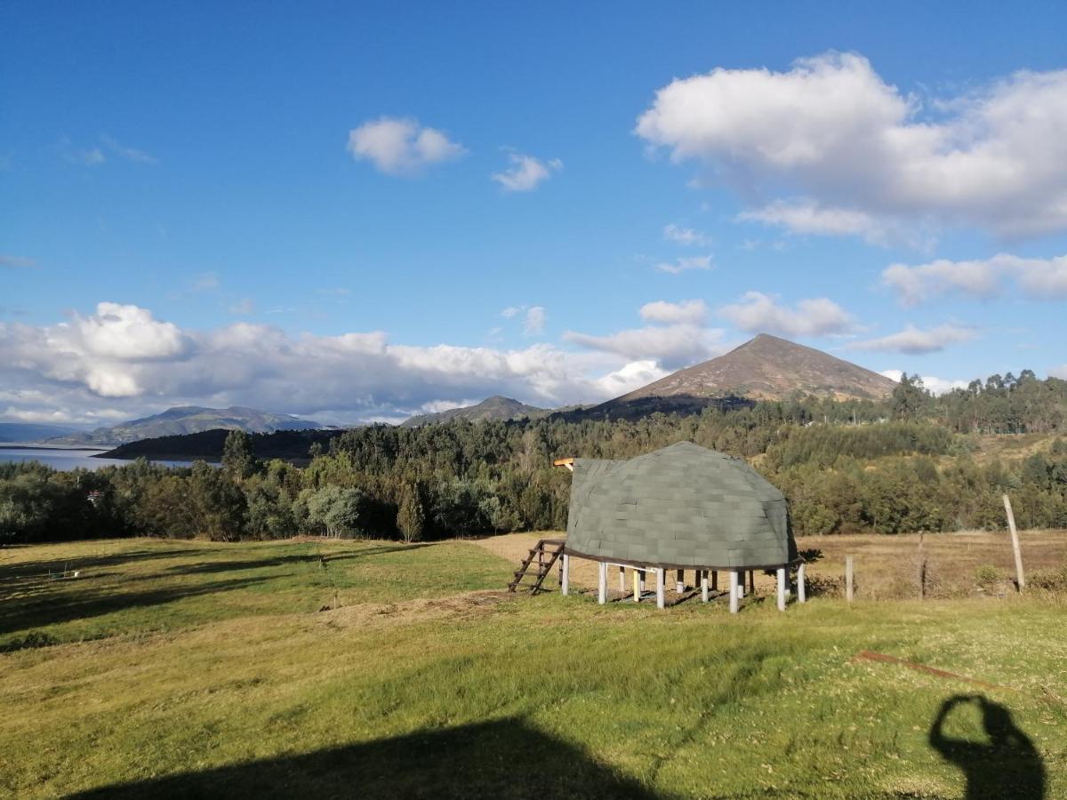 Cabanas El Mirador Del Tomine Guatavita Luaran gambar